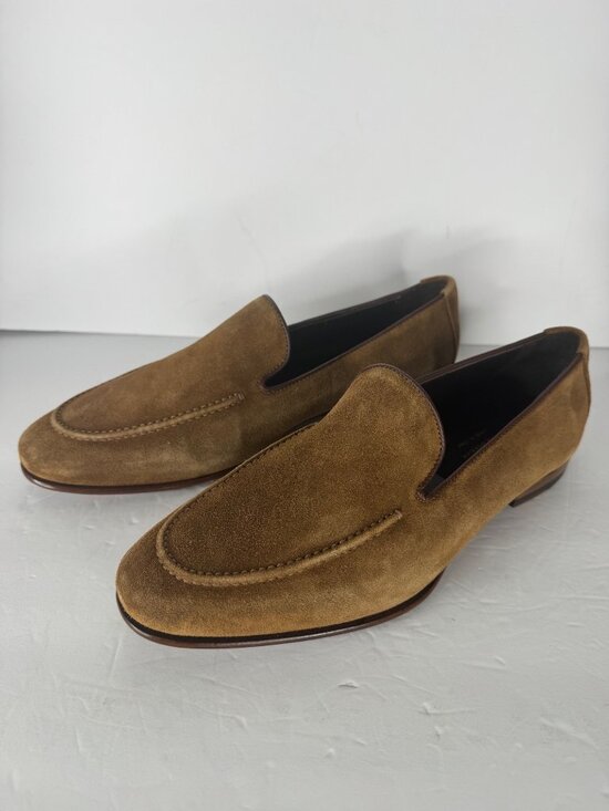 TO BOOT NEW YORK Beamon Suede Loafer Men\'s Size 7 Brown $450